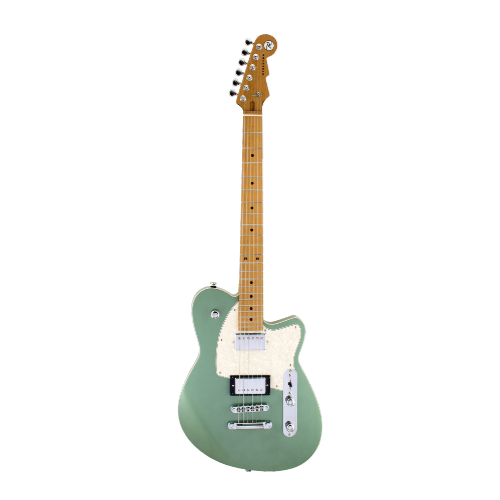 Guitare électrique Reverend CHARGER HB avec humbuckers personnalisés - Metallic Alpine