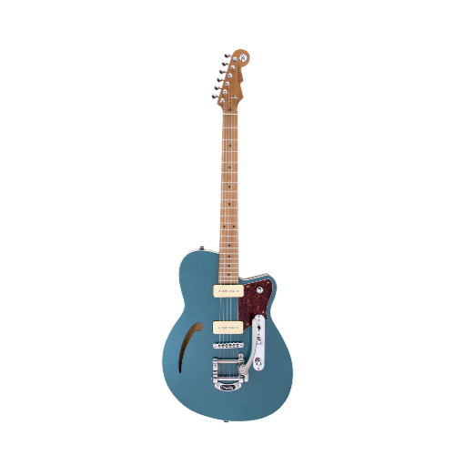 Reverend CLUB KING 290 Semi Hollow-Body Electric Guitar (Deep Sea Blue)