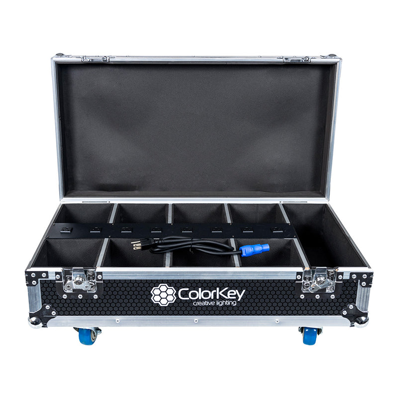 Colorkey CKU-9028 Charging Road Case For Mobilepar Mini Hex 4