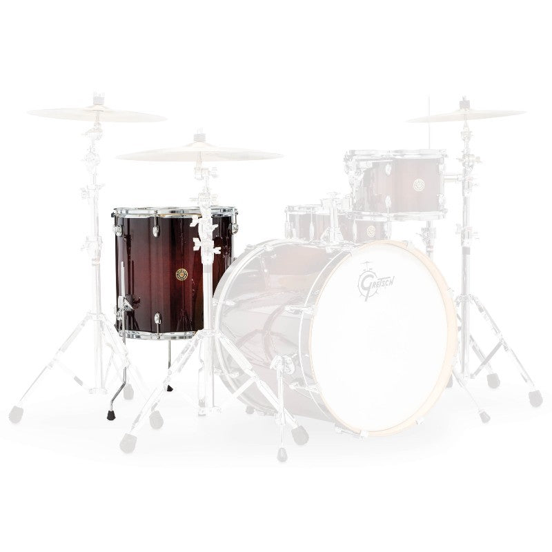 Gretsch Drums CM2-1414F-DCB Catalina Maple Floor Tom (Gloss Dark Cherry Burst) - 14 x 14"