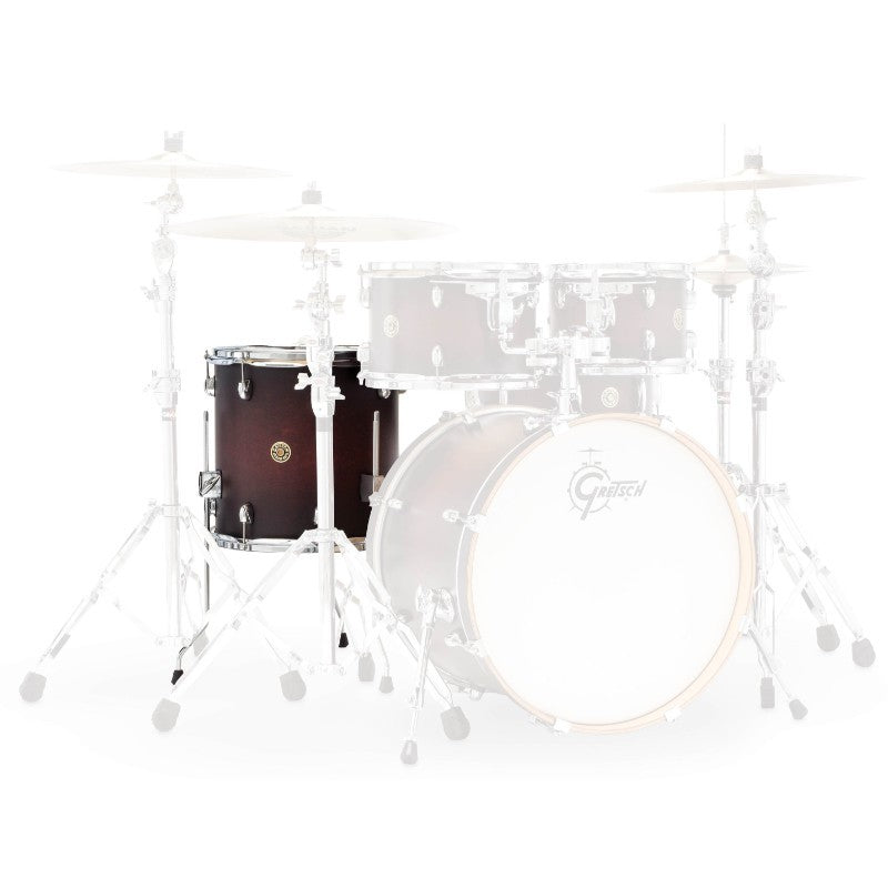 Gretsch Drums CM2-1414F-SDCB Catalina Maple Floor Tom (Satin Dark Cherry Burst) - 14 x 14"