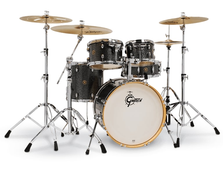 Gretsch Drums CM2-E605-BS Catalina Maple 5-Piece Drum Shell Pack (Black Stardust)