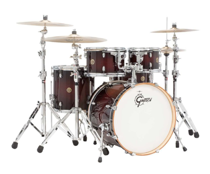 Gretsch Drums CM2-E605-DCB Catalina Maple 5-Piece Drum Shell Bundle (Deep Cherry Burst)