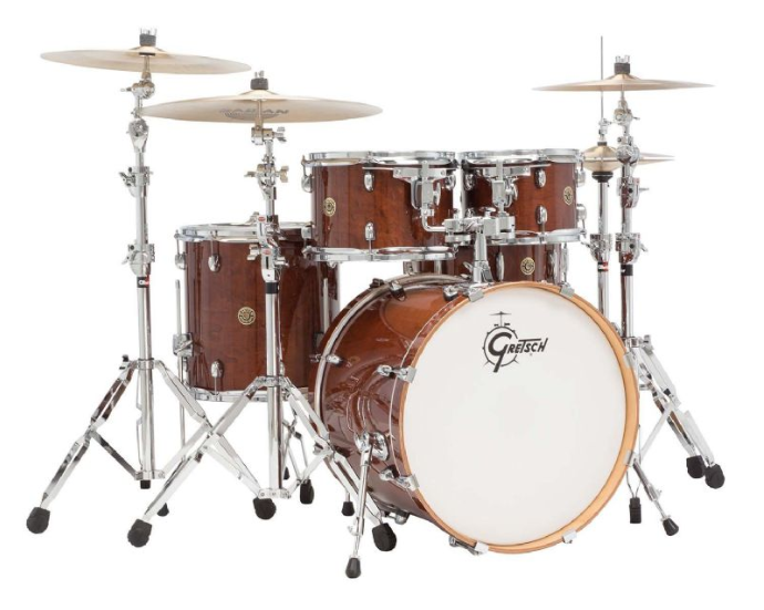 Gretsch Drums CM2-E605-WG Catalina Maple 5-Piece Drum Shell Pack (Walnut Glaze)