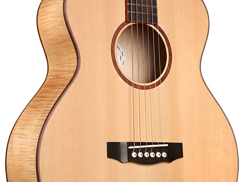 Guild Westerly Jumbo Junior Reserve Maple Acoustic Electric Guitar - Antique Blonde Satin