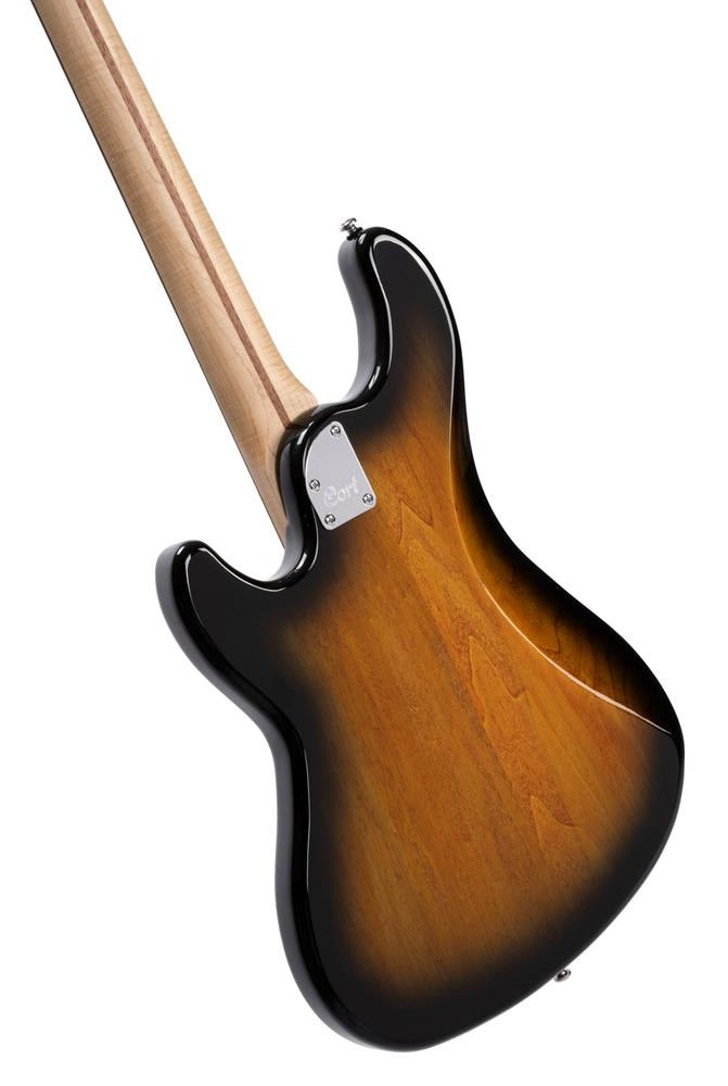 Cort GB24JJ-2T Bass - Electric Bass with J Style Pickups - 2 Tone Burst