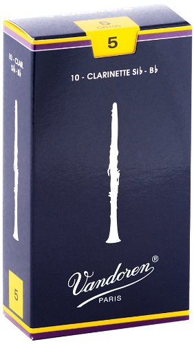 Vandoren CR105 BB Clarinette Traditional Reeds Force 5 (boîte de 10)