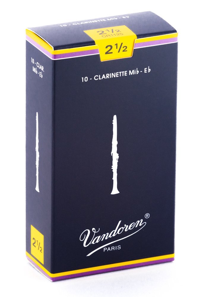 VANDOREN CR1125 EB Clarinette Rangue traditionnelle Ranges 2,5 (boîte de 10)
