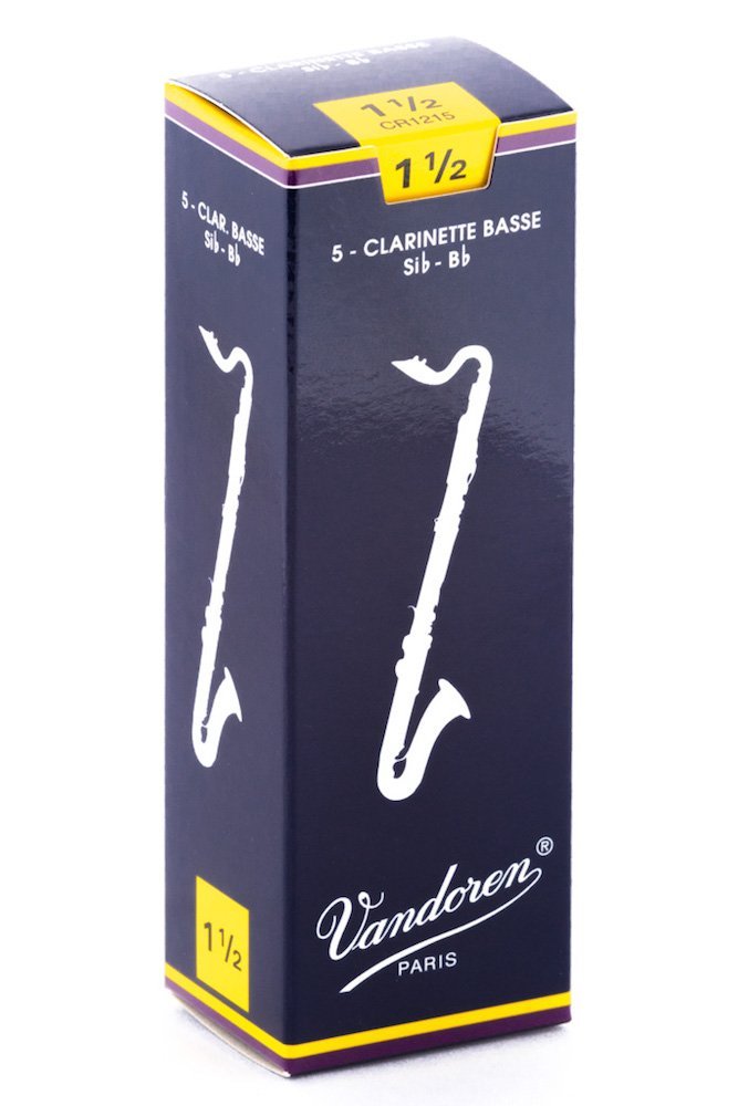 Vandoren CR1215 Clarinette de basse Force des anches traditionnelles 1.5