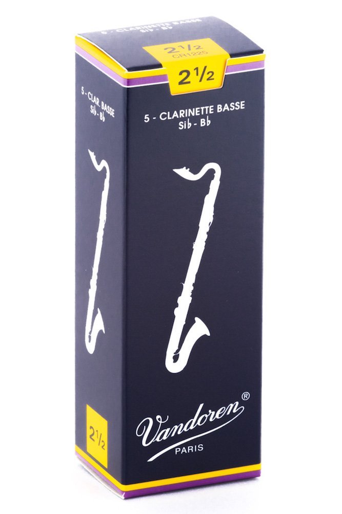 Vandoren CR1225 Clarinette de basse Force des anches traditionnelles 2,5