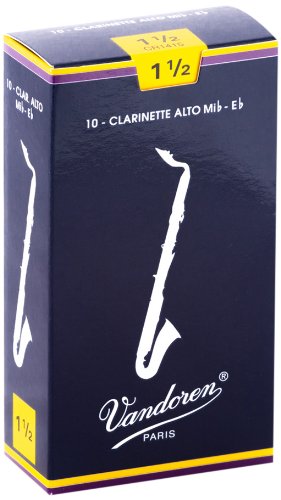 Vandoren CR1415 Alto Clarinet Strength traditionnel 1.5 Anche (boîte de 10)