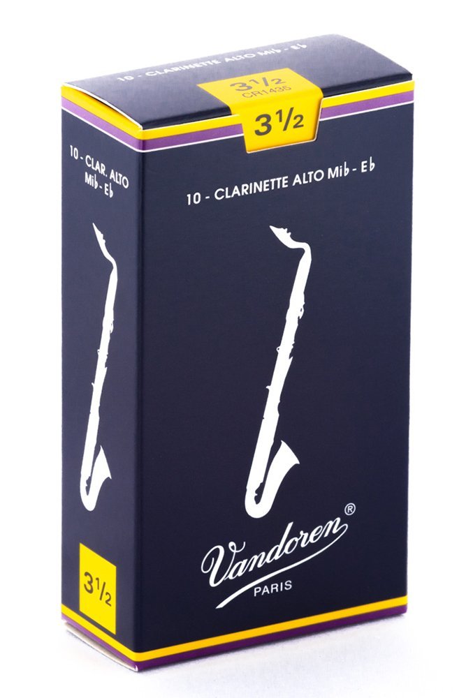 VANDOREN CR1435 ALTO CLARINET TRASMENSE REEDS RANGE 3,5 (boîte de 10)