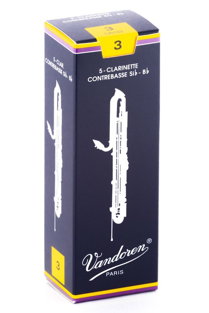 VANDOREN CR153 Clarinette à contrecassée Force traditionnelle Force 3 (boîte de 5)