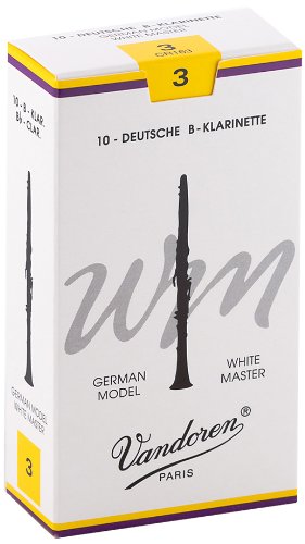 Vandoren CR163 Bb Clarinet Blanc Master Reeds Force 3 (Box of 10)