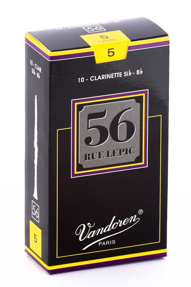Vandoren CR505 Bb Clarinet 56 Rue Lepic Reeds Strength 5 (Box of 10)