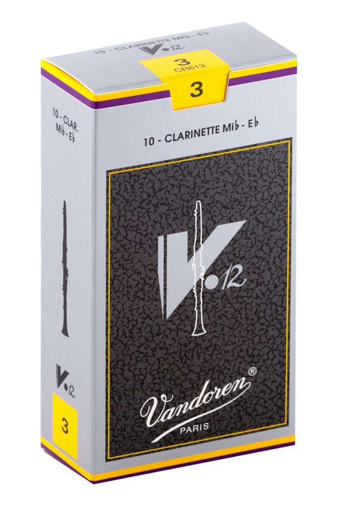 Vandoren CR613 Eb Clarinet V 12 Reeds Strength No. 3 (Box of 10)