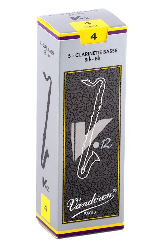VANDOREN CR624 BASS CLARINET V.12 REEDS RANGE 4 (boîte de 5)