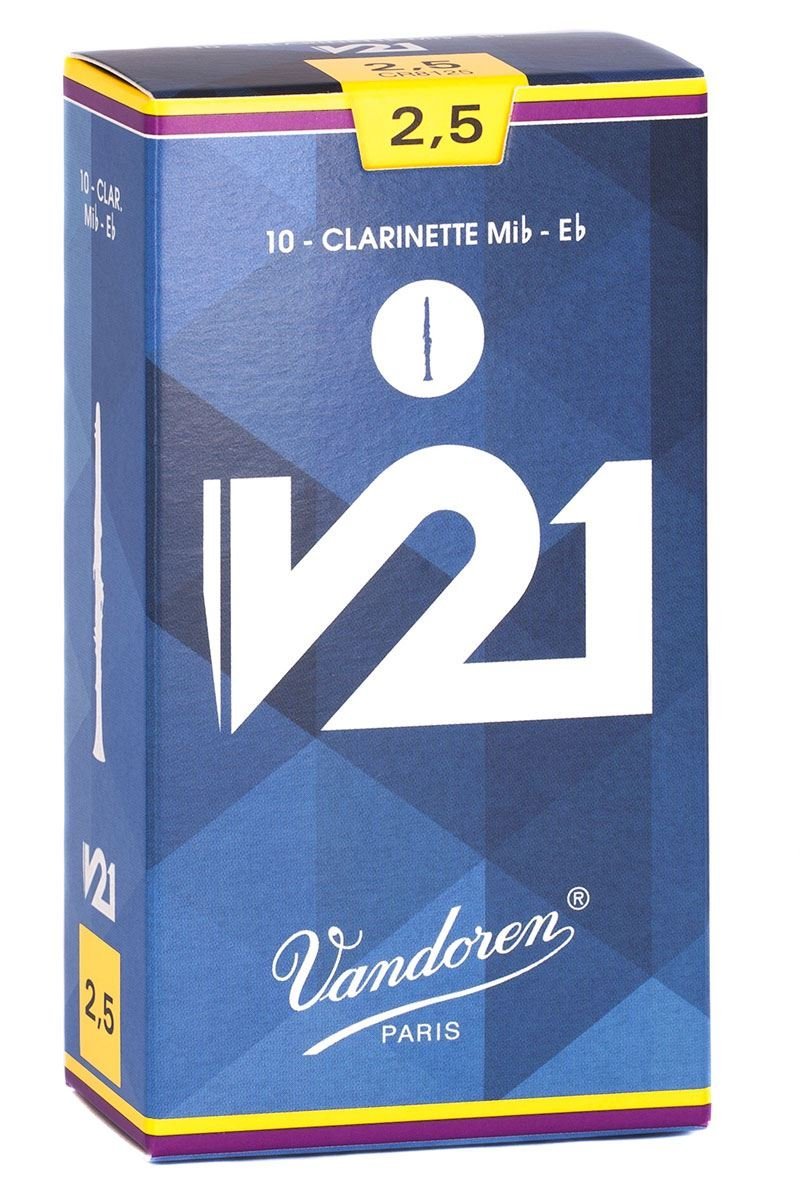 VANDOREN CR8125 RANSCIER 2,5 V21 EB Clarinet Reeds (boîte de 10)