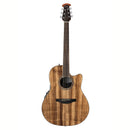 Ovation CS24P-FKOA Celebrity Standard Plus Series - Mid Depth Lyrachord Acoustic-Electric Guitar - Figured Koa