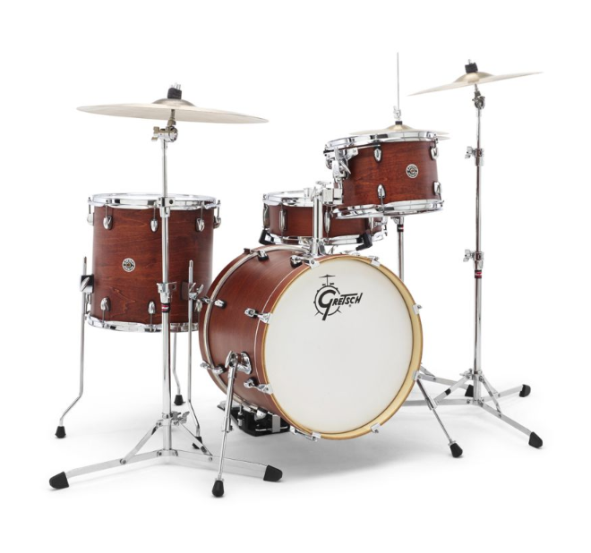 Gretsch Drums CC2-J404-SWG Catalina Club 4-Piece Drum Shell Pack (Satin Walnut Glaze)