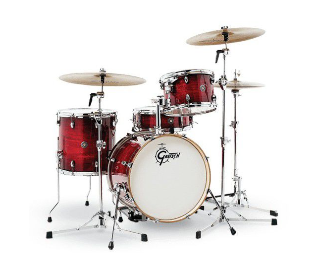 Gretsch Drums CC2-J483-GCB Catalina Club 3-Piece Drum Shell Pack (Gloss Crimson Burst)