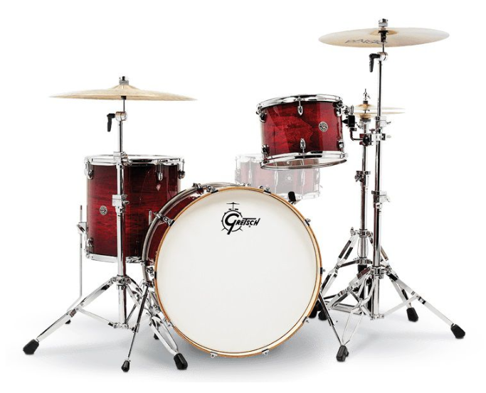 Gretsch Drums CC2-R443C-SWG Catalina Club 3-Piece Drum Shell Pack (Satin Walnut Glaze)
