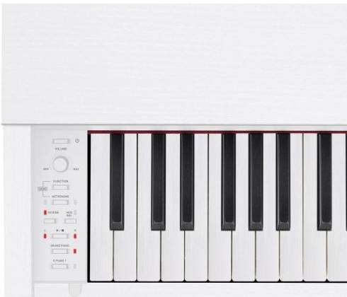 Casio PX770WE Privia Piano numérique 88 touches avec support d'armoire et pédales (blanc)