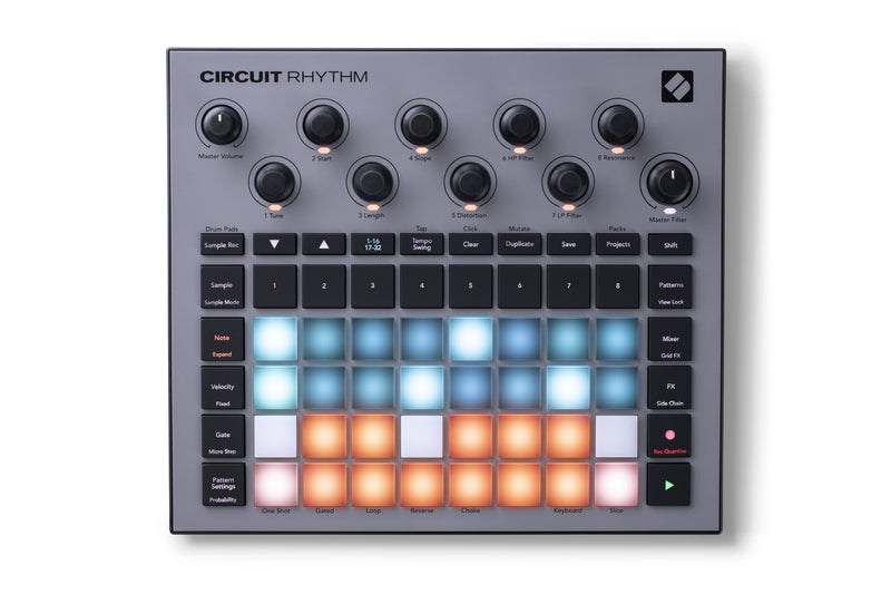 Novation CIRCUIT RHYTHM Groovebox w/ Sample Import