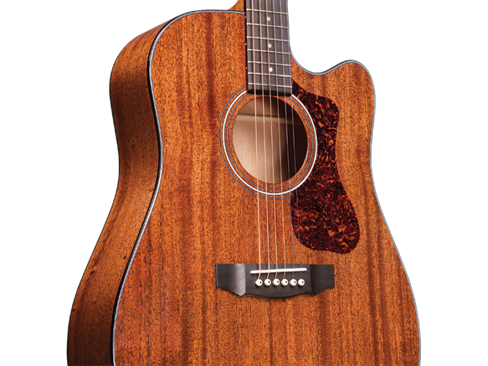 Guild WESTERLY D-120CE - Guitare électro-acoustique à pan coupé simple Dreadnought - Brillant naturel