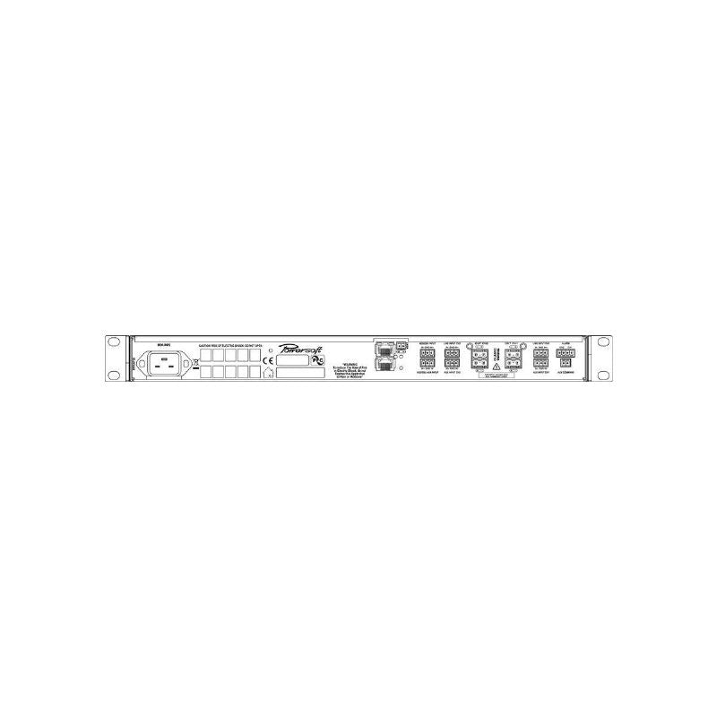 Powersoft D1604-DSP Only 2-Channel Power Amplifier for Lo-Z and Hi-Z Transducers