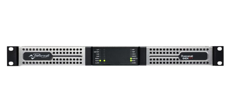 Powersoft D6404-DSP-plus DueCanali 6400W Amplificateur flexible à 2 canaux avec DSP et AES67