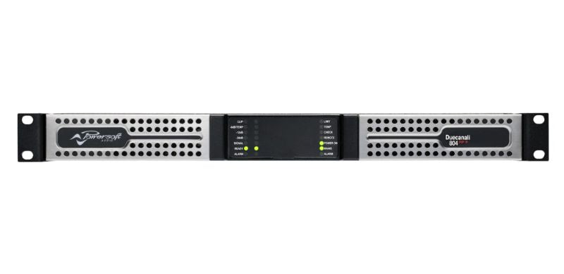 Powersoft D804-DSP-PLUS Duecanali 800W 2-channel Flexible Amplifier with DSP and AES67