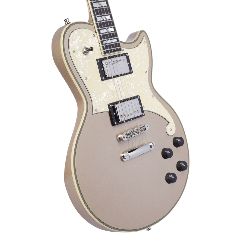 D'Angelico DADATLDSGNS Guitare électrique (Or du désert)