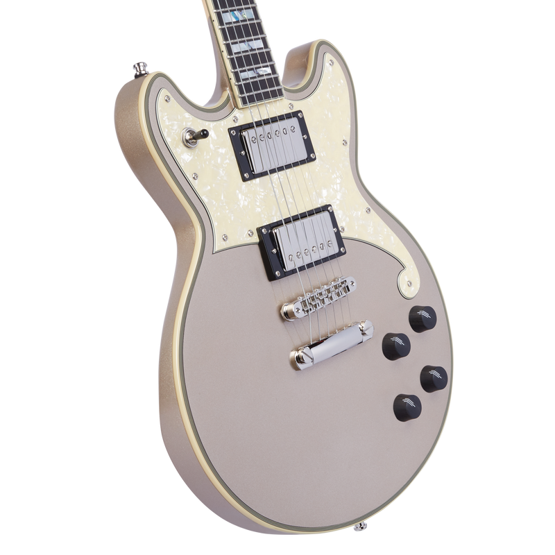D'Angelico DELUXE BRIGHTON Series Electric Guitar (Desert Gold)