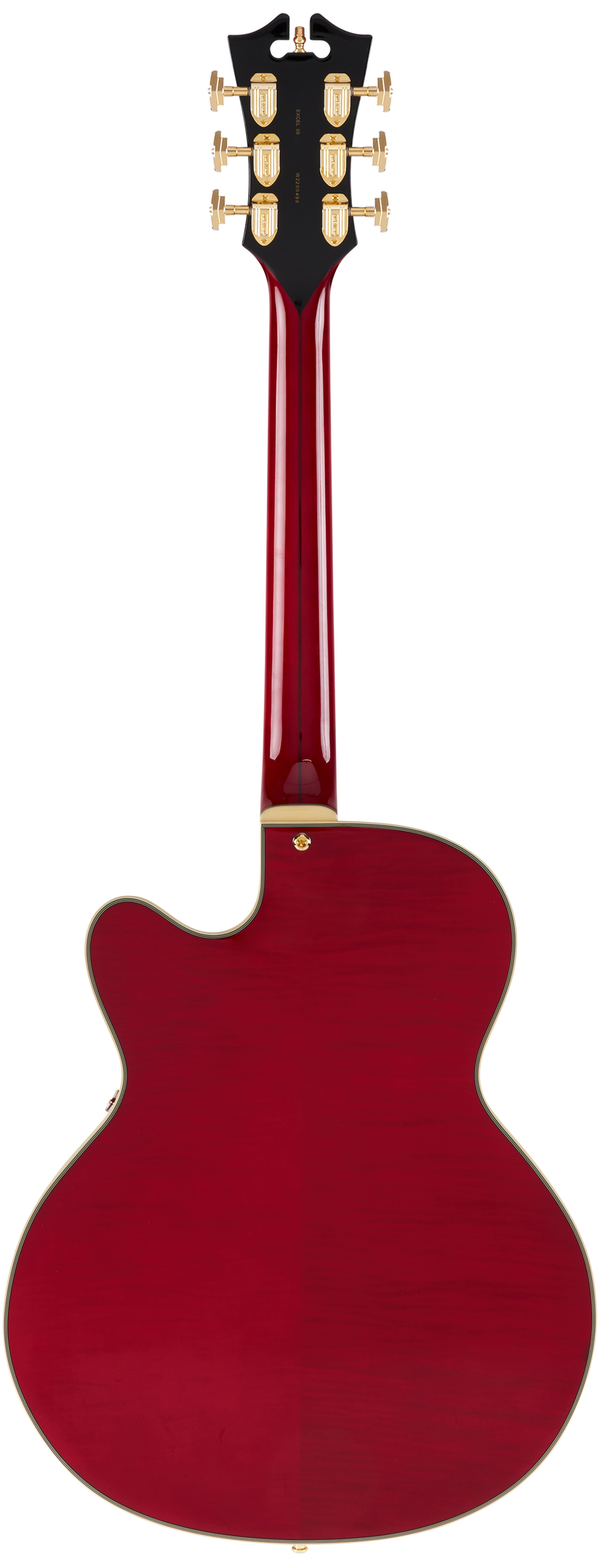 D'Angelico EXCEL 59 Series Hollow Body Electric Guitar (Trans Cherry)