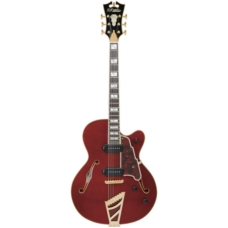 D'Angelico DAE59VIOGT Guitare électrique entièrement creuse (alto)