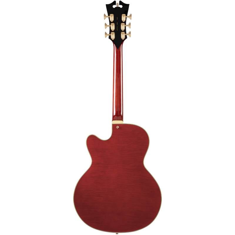 D'Angelico DAE59VIOGT Guitare électrique entièrement creuse (alto)