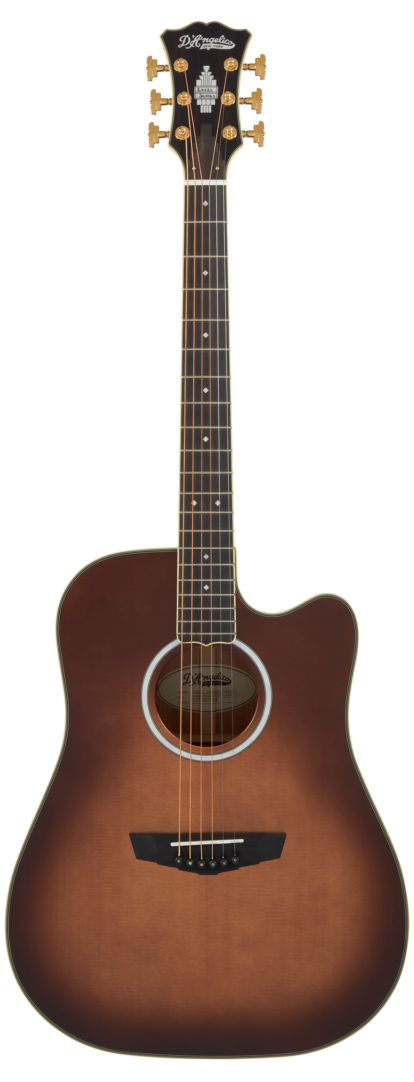 D'Angelico DAED500ATBGP2 Excel Bowery Dread Guitare électro-acoustique (Autumn Burst)