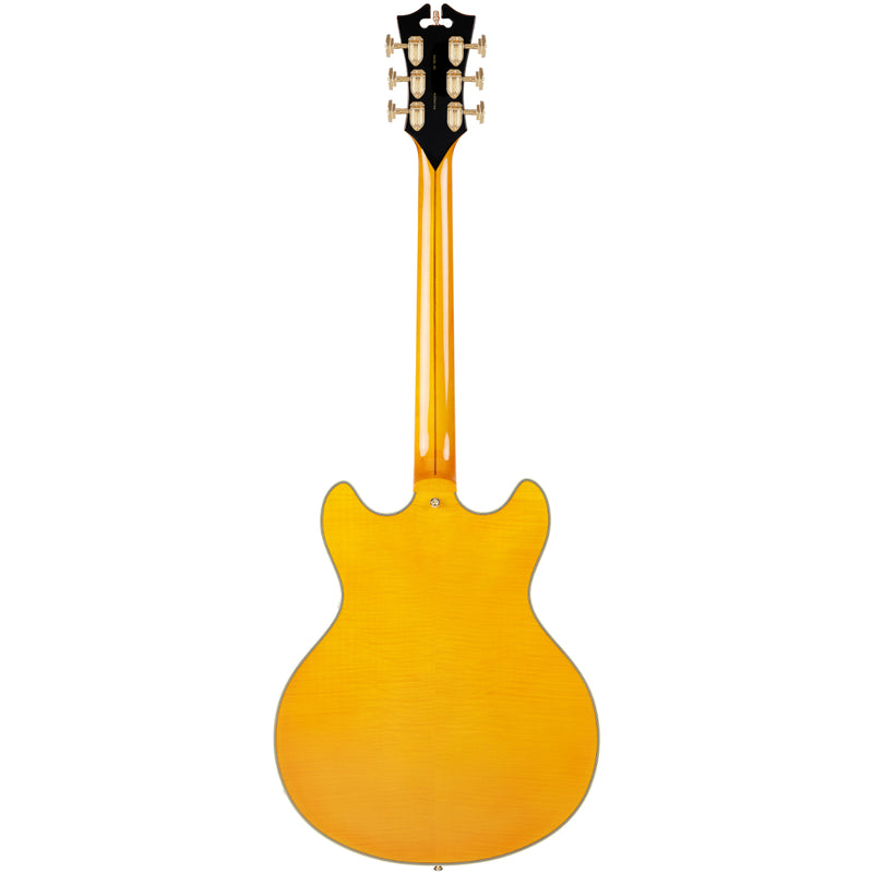 D'Angelico EXCEL DC Series Semi Hollow-Body Electric Guitar (Vintage Natural)