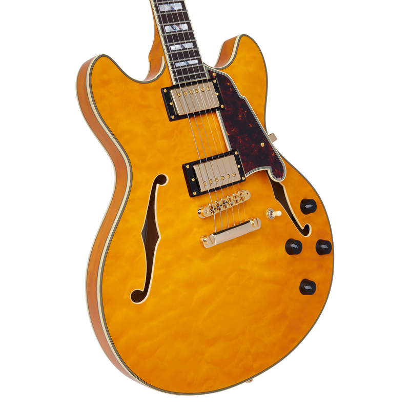 D'Angelico EXCEL DC XT Series Semi Hollow-Body Electric Guitar (Natural)