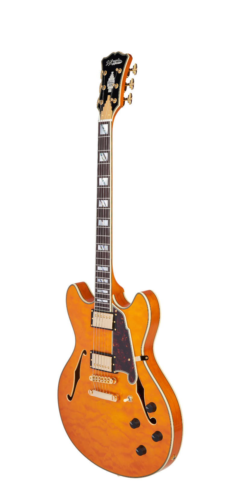D'Angelico EXCEL DC XT Series Semi Hollow-Body Electric Guitar (Natural)