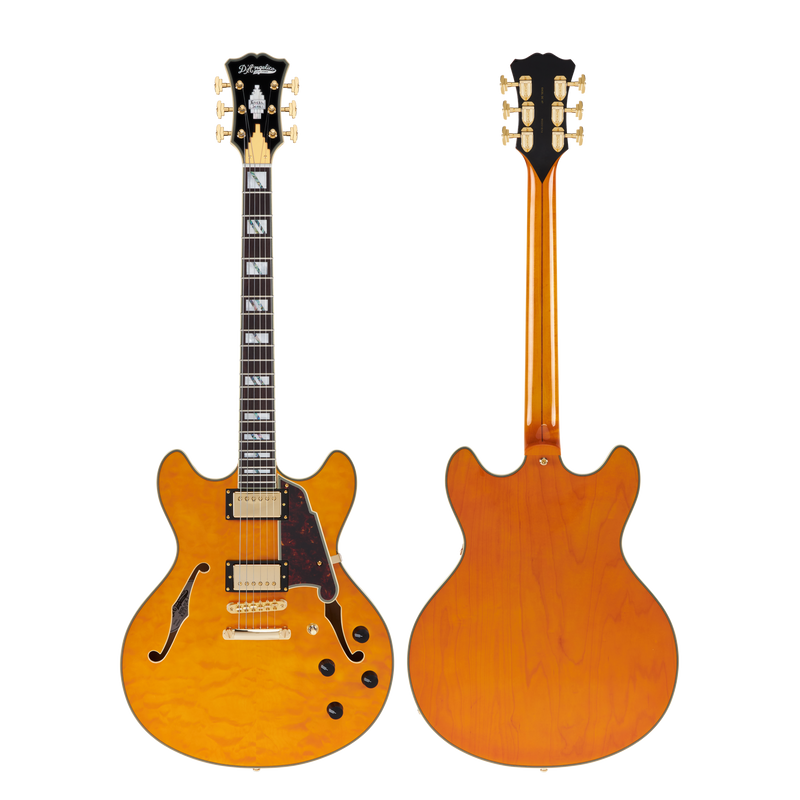 D'Angelico EXCEL DC XT Series Semi Hollow-Body Electric Guitar (Natural)