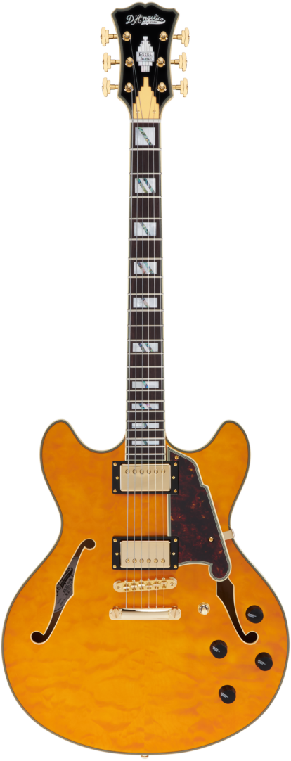 D'Angelico EXCEL DC XT Series Semi Hollow-Body Electric Guitar (Natural)
