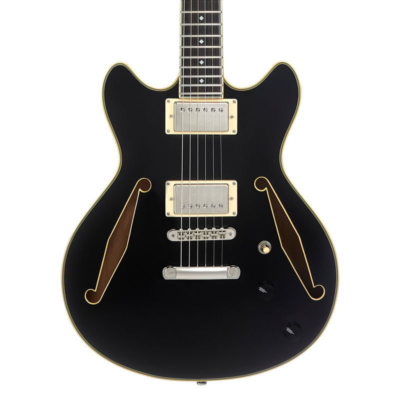 D'Angelico EXCEL SS Series Semi Hollow-Body Electric Guitar (Black)