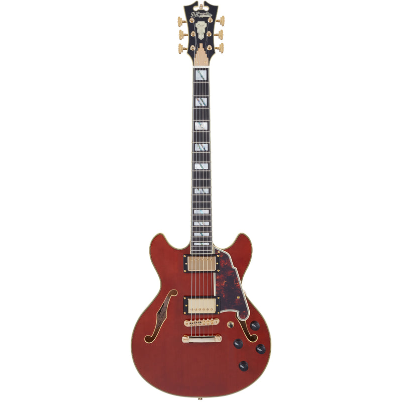 D'Angelico DAEMINIDCVIOGS Mini guitare électrique semi-creuse (alto)