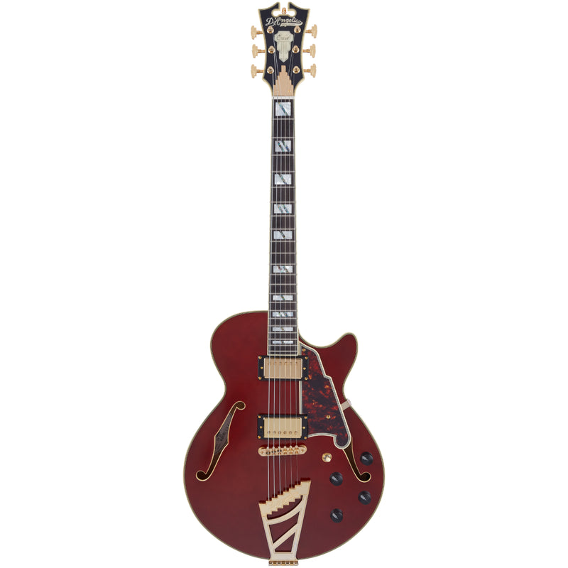 D'Angelico DAESSVIOGT Guitare électrique à corps semi-creux avec cordier Stop-Bar (Alto)