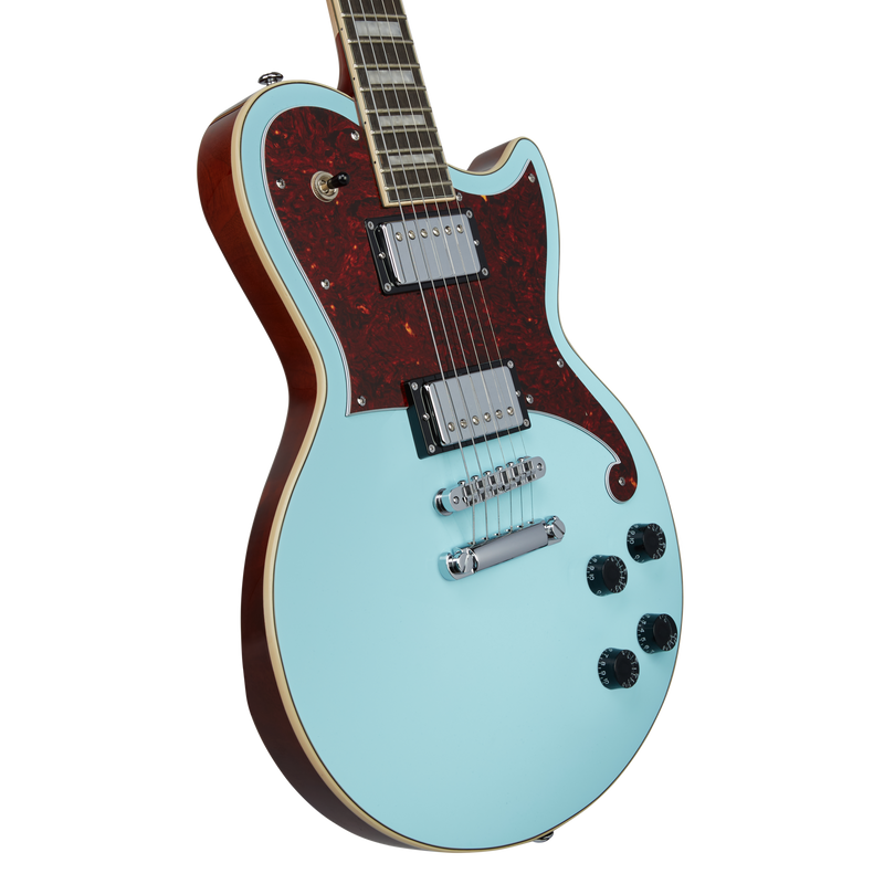 D'Angelico DAPATLSBMCS Guitare électrique (Bleu ciel)