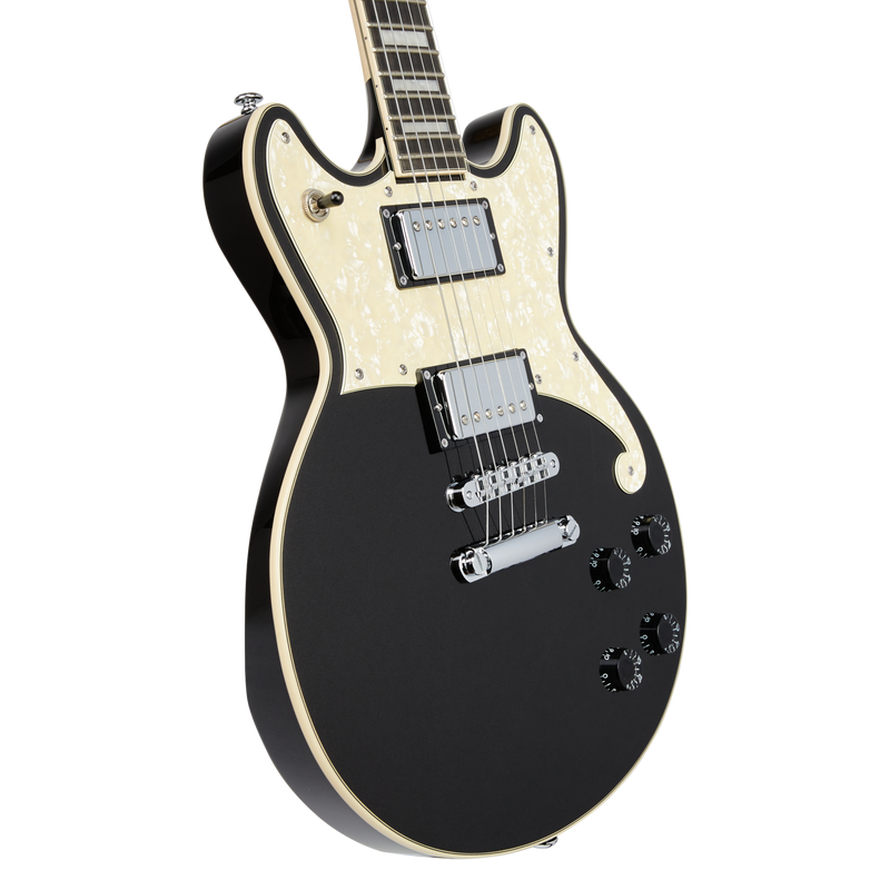 D'Angelico DAPBRIBLFCS Guitare électrique (Flacon noir)