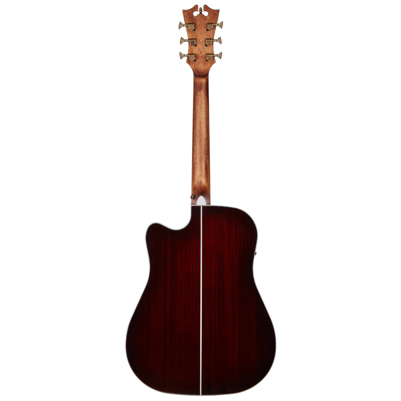 D'Angelico PREMIER BOWERY Series Acoustic Electric Guitar (Trans Black Cherry Burst)