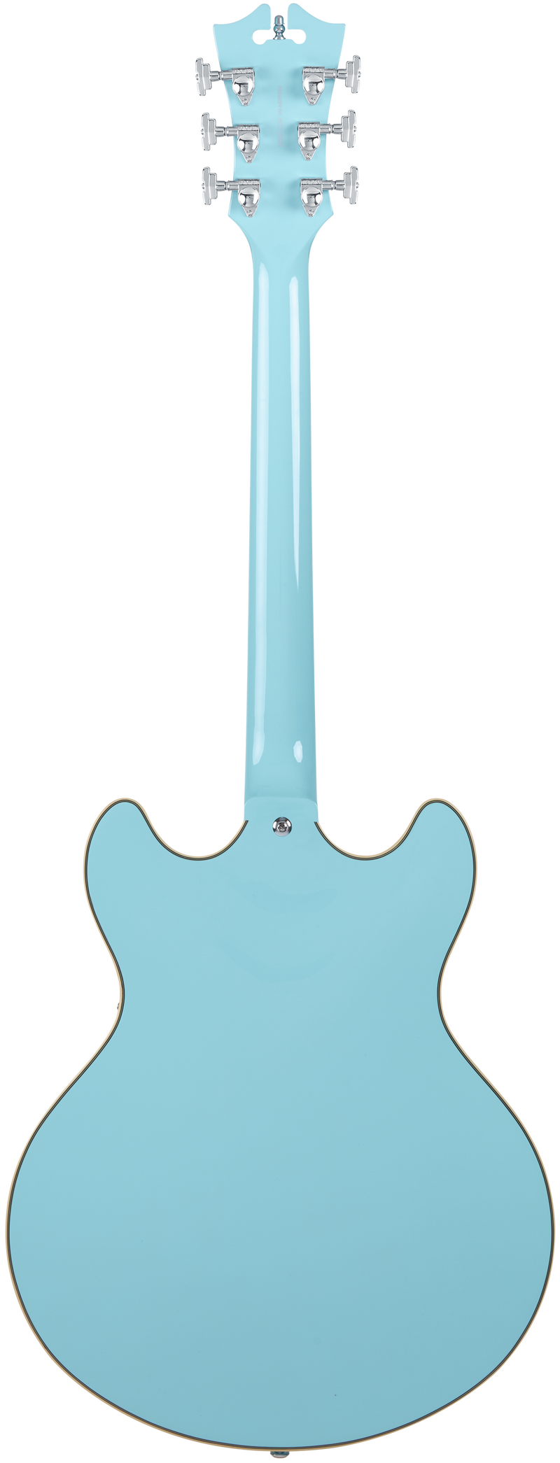 D'Angelico DAPDCSKBCS Guitare électrique semi-creuse (bleu ciel)
